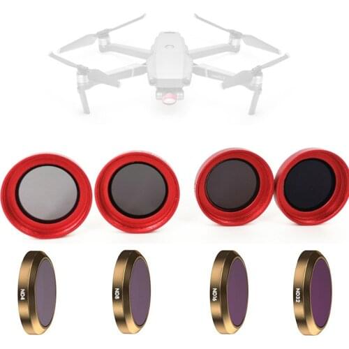 4in1 ND4 ND8 ND16 ND32 Neutral Density Filter ND Filters Set Kit for DJI Mavic 2 Mavic2 Zoom Gimbal Lens