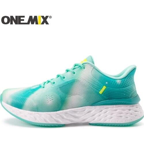 ONEMIX Summer Breathable Mesh Sneakers for Women Jacquard Gradient Soft Tenis Jogging Shoes Lightweight Leisure Outdoor Sneakers