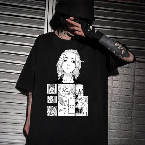 Anime Tokyo Revengers Graphic Harajuku Summer Short Sleeve Male T-shirt