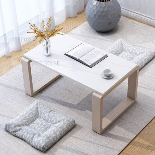 Japanese-style Small Coffee Table Tatami Low Table Bay Window Small Table Simple Modern Imitation Solid Wooden Table
