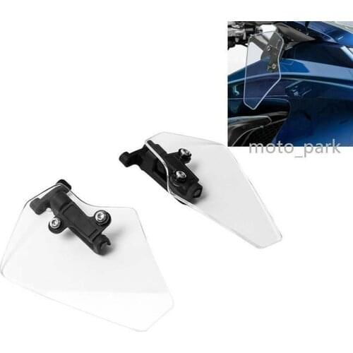 Motorcycle Left & Right Clear Upper Air Deflector For Honda Goldwing GL1800 2018-2020 2019