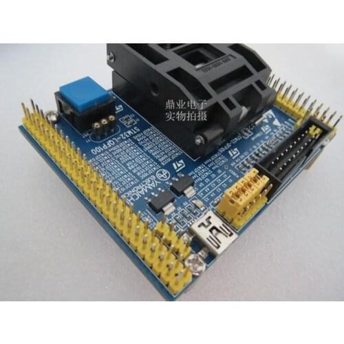 Original ST IC Test Seat STM32F103 STM32F407/405 STM32L Burning Programme LQFP100 Socket Adapter