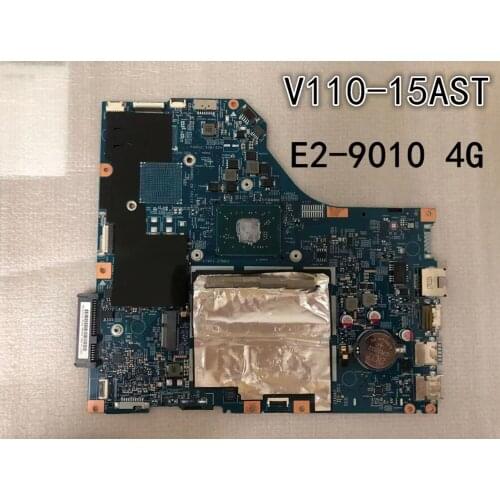 Original laptop Lenovo V110-15AST Motherboard Main Board CPU E2-9010U UMA 4G FRU 5B20L81952