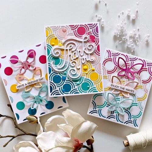 Panalisacraft Hole Dots background Metal Cutting Dies Stencils for DIY Scrapbooking/album Decorative Embossing DIY Paper Cards