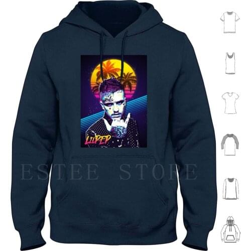 Lil Peep Poster Original Design Hoodies Long Sleeve Lil Peep Bexey Gothboyclique Come Over When You Are Sober