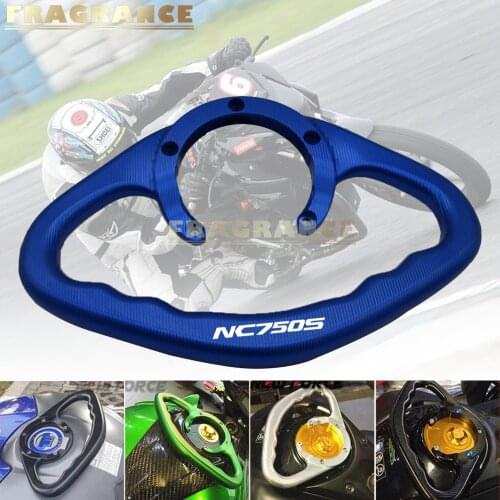 Racer motorcycle Passenger Handgrips Hand Grip Tank Grab Bar Handles Armrest For HONDA NC750 S NC750S 2014 2015