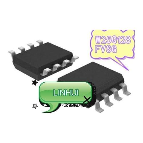 10PCS W25Q128 W25Q128 W25Q128FVSG SOP8