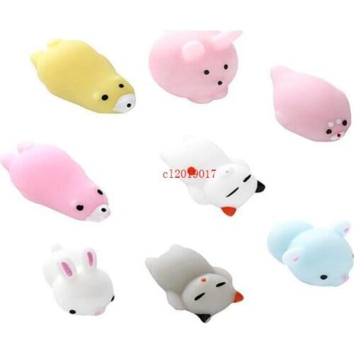 26 Style Squishy Slow Rising Jumbo Toys Animals Cute Kawaii Squeeze Cartoon Toy Mini Squishies Cat rebound Animal Gifts Charms