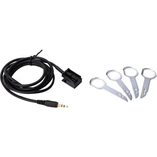3.5mm MP3 Player AUX In Cable Adapter Connector Plug Wire For Ford