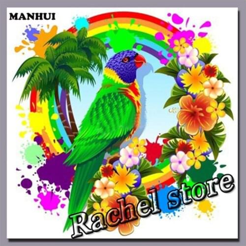 Diamond Embroidery Diy Diamond Painting Cross Stitch Kits Diamond Mosaic Parrot Full Square Diamond AH010