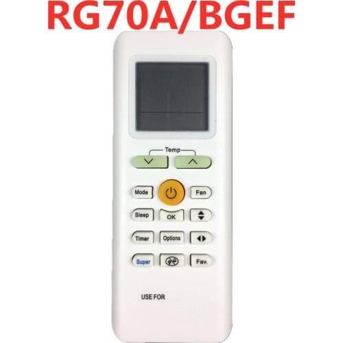English version for midea air conditioning remote control RG70A/BGEF for RG70E/BGEF RG70C/BGEF