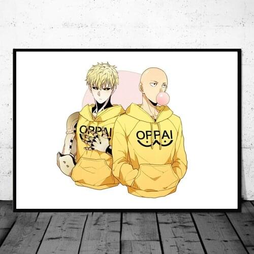 Anime Poster One Punch Man Anime Wall Scroll Decoration Poster Art Prints 20 x 28 Inches,No Frame