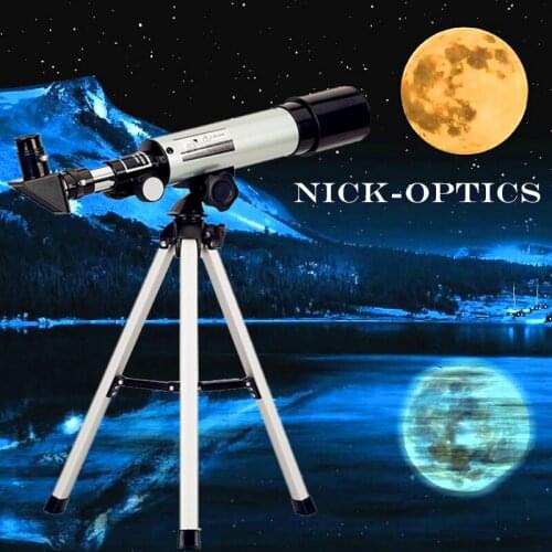 Astronomical Telescope Science Monocular 360/50mm for kids stargazing education gift with free tripod for Space Moon watching