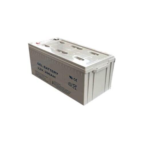 Deep cycle pure gel battery 12v200ah for ups and solar energy storage