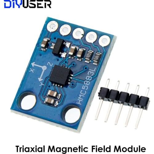 GY-273 3V-5V HMC5883L Triple Axis Compass Magnetometer Sensor Module Three Axis Magnetic Field Module For Arduino