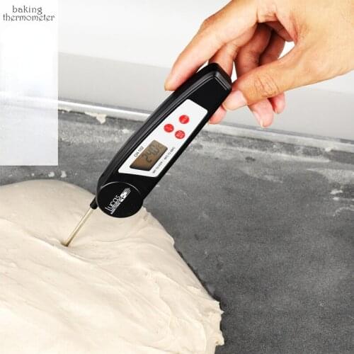 Lucas needle waterproof dough oil temperature thermometer for baking folding household milk powder food