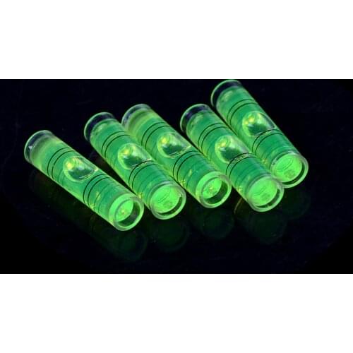 9.5*40mm 5Pcs/Lot DIY Mini Bubble Level Spirit Level High Accuracy Inclinometer Liquid Level Indicator For Compass