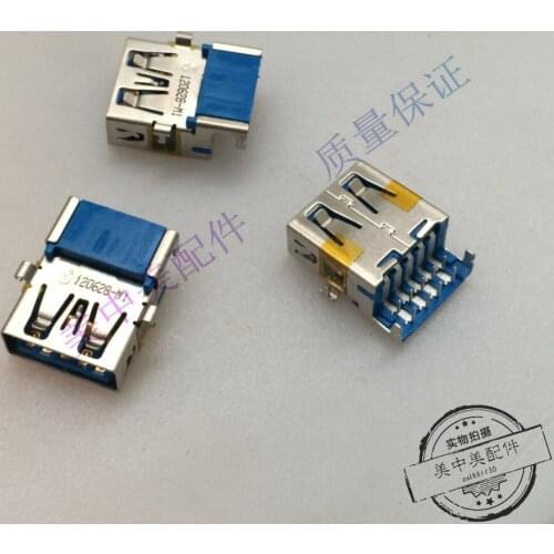New original USB 3.0 female connector countersunk plate 9p flat port