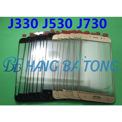 10pcs/lot NEW Original Replacement LCD Front Touch Screen Glass Outer Lens For Samsung Galaxy J3 J5 J7 2017 J330 J530 J730