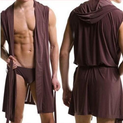 RQRRSQ Men's Silk Robes