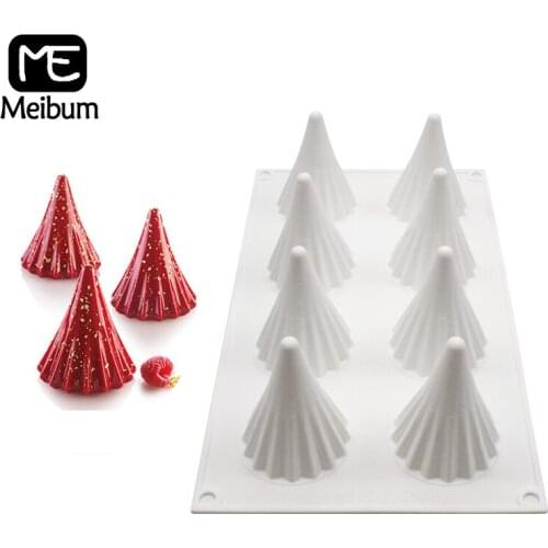 Meibum Silicone Cake Molds Christmas Tree Dessert Form Skirt Mousse Mould Chocolate Fondant Baking Tools Decorating Bakeware