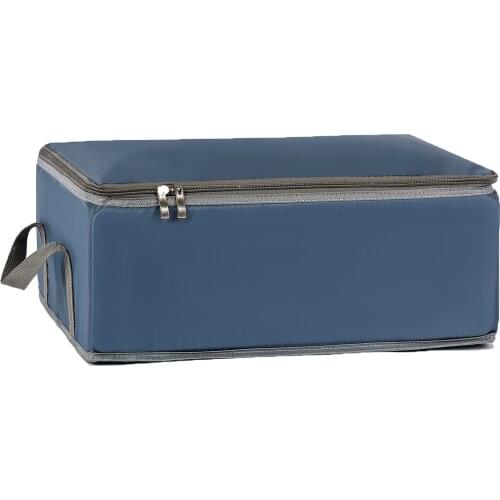 Oxford Cloth Fabric Foldable Storage Boxes Clothes Socks Toy Snacks Sundries Folding Storage Bins Home Storage Organizer