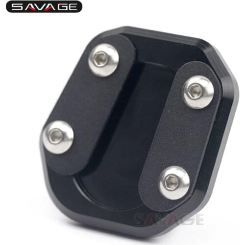 CNC Stand Extension Plate For BMW S1000RR 2010-2014 HP4 2013-2015 Motorcycle Accessories Side Kickstand Protector Motos Bike