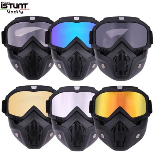 Outdoor Motorcycle Goggles Off-Road Helmet Goggles Windproof Glasses Goggles Mask Goggles Ski Goggles Cafe Racer Goggles