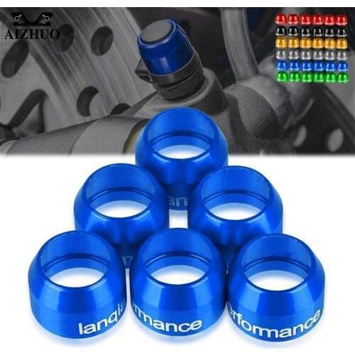 Motorcycle Universal Billet Bleed Valve Cover Kit FOR DUCATI HYPERMOTARD 1100 EVO SP S 796 821 939 950 SP Hyperstrada 821 939