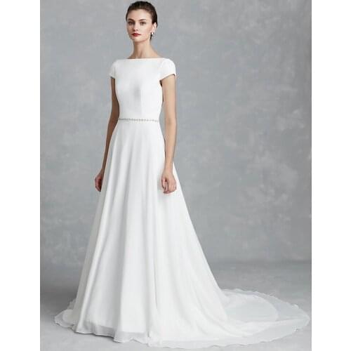VLLUSISA Satin Wedding Dresses