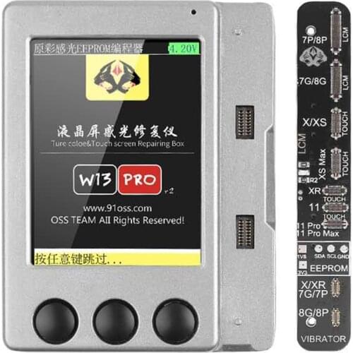 W13 Pro V2 For iPhone 11Pro max XR XS Max True Tone Light Sensor Repairing Chip Programmer Battery Data Headphone Repair Tester