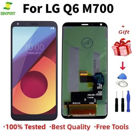 LCD Screen For LG Q6 5.5'' LG-M700 M700 M700A US700 M700H M703 M700Y LCD Display Touch Screen Digitizer Assembly With Frame