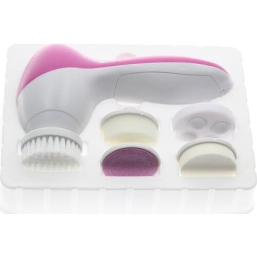 5 In 1 Electric Body Face Skin Care Wash Brush Cleaner Set Tool Product Facial Cleanser Face Scrub Clean SPA Beauty Massager