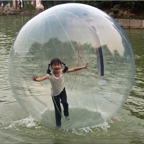Free Shipping Inflatable Human Hamster Ball For Pool/Lake 2M Dia Water Balloon/Water Zorb Ball Import Zipper Water Walking Ball