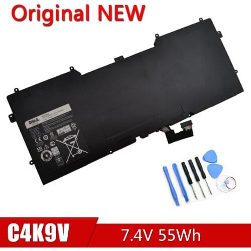 C4K9V NEW Original Laptop Battery For Dell XPS 13 9333 L322X 13-L321X L221x 9Q33 9Q23 9333 7.4V 55Wh Y9N00 PKH18 489XN 3H76R