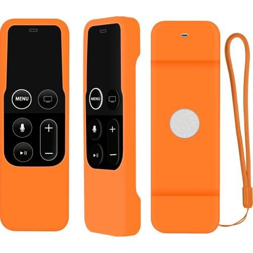 Colorful Skin-Friendly Silicone Soft Cover for Apple TV4 4th 4K Gen Siri Remote Control Waterproof Anti Slip Dust Cover