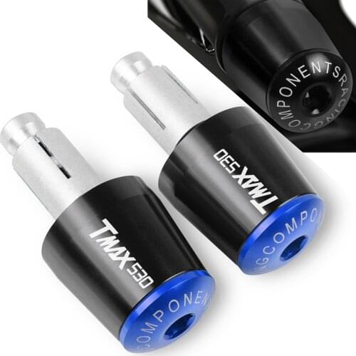 For TMAX 530 TMAX530 2004 2005 2006 2007 2008 2009 2010-2015 7/8" 22mm Motorcycle CNC Aluminum Handlebar Grips Ends