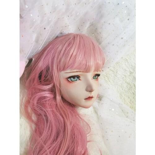 Dollkii 26) Female Girl Silica Resin Cosplay BJD Cross Dressing Kigurumi Head Mask Anime Role Play Party Crossdresser Doll Mask