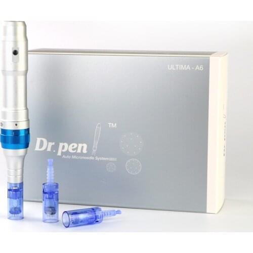 Electric Dr.Pen A6 Permanente Microblading Tattoo Needles Pen Makeup Machine Eyebrows Eyeliner Lips Micro Needling one battery
