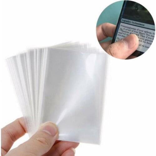 Hot Sales 100Pcs Clear Game Tarot Three Kingdom Poker Football Stars Card Sleeves Protector