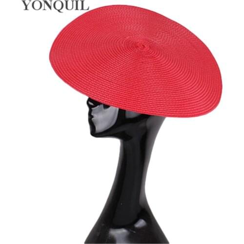 Imitation Straw Big Size 35 CM Fascinator Base Bride Wedding Fascinator Hats DY Hair Accessories Women Party Wedding Headwear