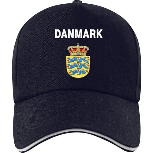 DENMARK hat free custom made name number dnk cap nation flag danish kingdom country danmark dk print photo logo baseball cap