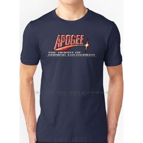 Classic Apogee T Shirt 100% Pure Cotton Apogee Retro Pc Classic Gaming Dos Old Creative Trending Vintage Cool Gift Euro Us Size