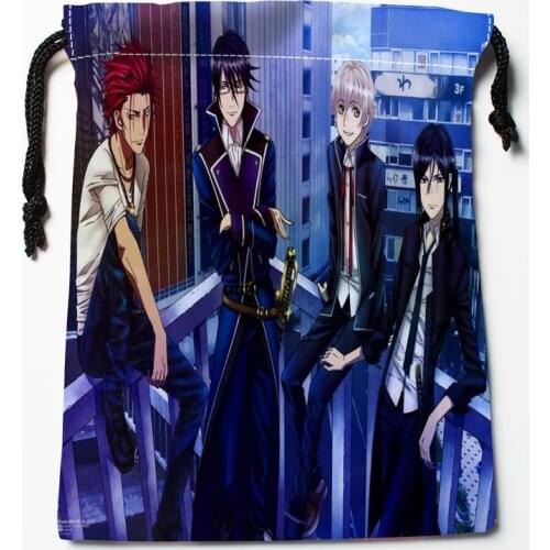 Best Anime K Project Drawstring Bags Custom Storage Printed Receive Bag Compression Type Bags Size 18X22cm Storage Bags