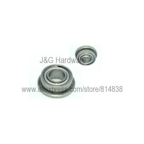 MF128ZZ Miniature Flanged Bearing 8x12x3.5 Shielded Ball Bearings 100 pieces