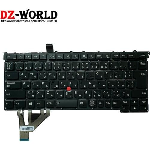 New Original JP Japanese Backlit Keyboard For Lenovo Thinkpad X1 Carbon 3rd Gen Laptop Backlight Teclado SM20G18636