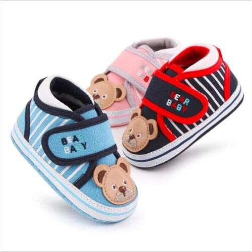 2020 New Baby Shoes Lovely Cartoon Infant Casual Shoes Sneakers Soft Sole Anti-slip Newborn Boys Girls First Walkers