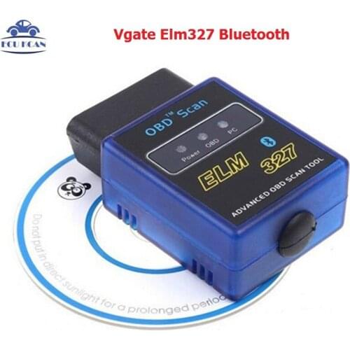 New MINI Vgate ELM 327 V1.5 Version Bluetooth Vgate Scan OBD2 / OBDII ELM327 V 1.5 Code Scanner BT Adapter