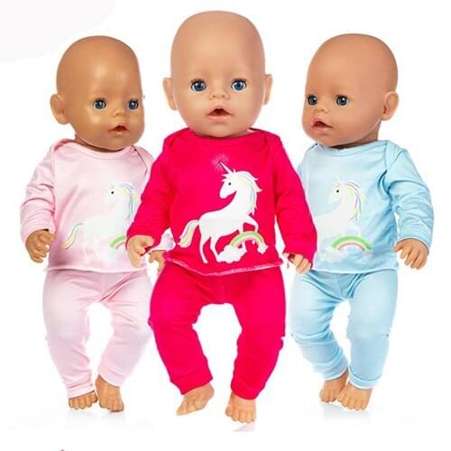 Doll Clothes Fit For born baby 43cm Doll Clothes Doll Accessories For 17inch baby Doll