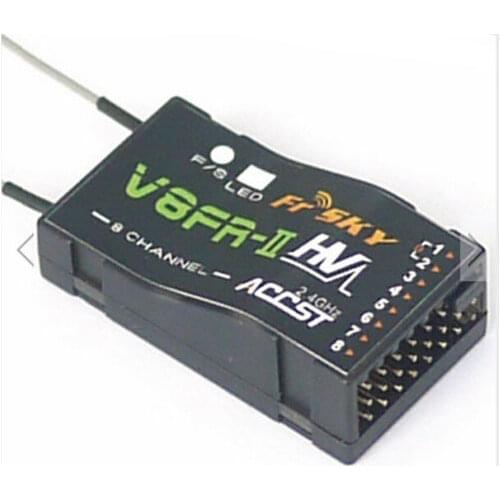 Original FrSky V8FR-II 2.4G 8CH ACCST Receiver HV Version For RC Model Sky-fly
